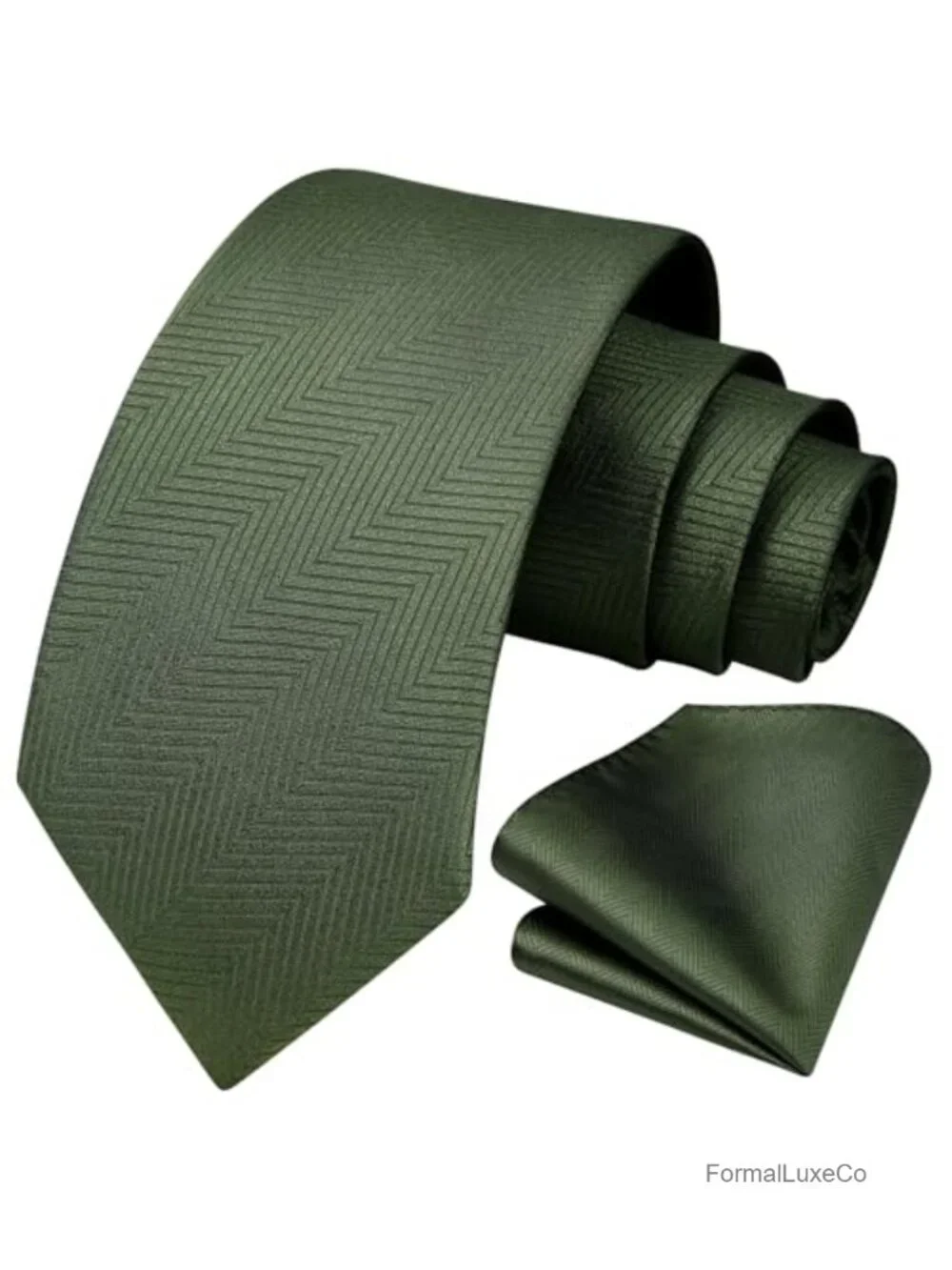 Men's Satin Silk Tie & Pocket Square Set Wedding Business Formal Necktie